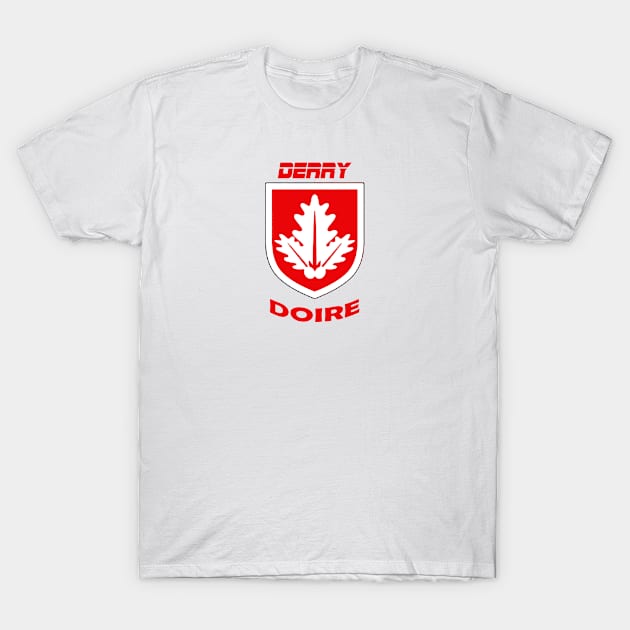 County Derry Ireland Crest T-Shirt by Ireland